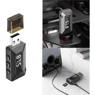 FM-sender med USB og hukommelseskortlæser til bilen