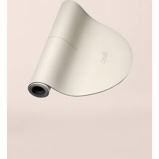 Yoga Mat Grip & Cushion III Oval Mat 5mm - Matte White