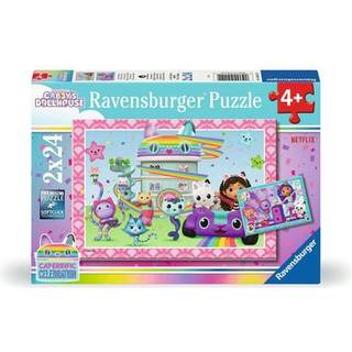 Ravensburger puslespil 2x24 brikker - Gabbys dukkehus