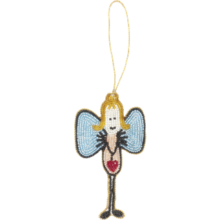Ophæng Angel/Engel 6 x 12 cm Perler