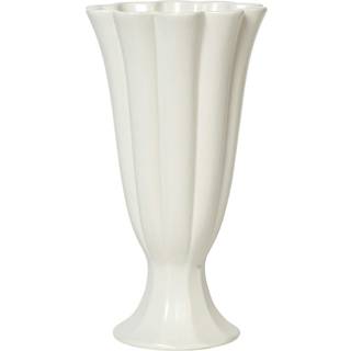 Broste Copenhagen Heli Vase 22 Cm - Vaser Stentøj Beige - 71810001