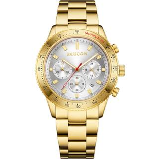 Faucon Speedtimer F10061 - Herre - 43 mm - Analog - Quartz - Safirbelagt Mineralglas