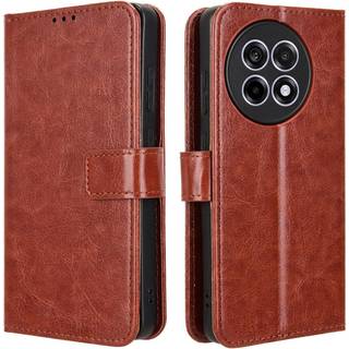 EIDERWOOD Flipcover til OnePlus 13R 5G – Læderlook og Maksimal Beskyttelse - Brun