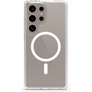 Samsung Galaxy S25 Ultra Spello Mag+ Clear Case - MagSafe Kompatibel - Gennemsigtig