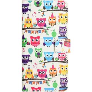 EIDERWOOD Motorola Moto G55 Flip Case inkl. Pung og Ståfunktion - Ugler