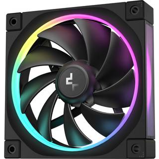 DeepCool FL12 - Kabinet køler - 120mm - Sort med RGB LED lys - 32 dBA