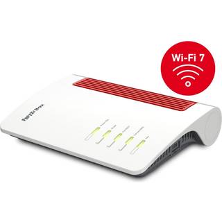 AVM FRITZ! Box 7682 Router - WiFi 7, Dual-band (2.4GHz / 5GHz) - Hvid