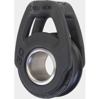 Enkeltblok Seldén S 30, fast, kuglelejet, fastgøres med tamp, passer til tampe Ø4 - 8 mm