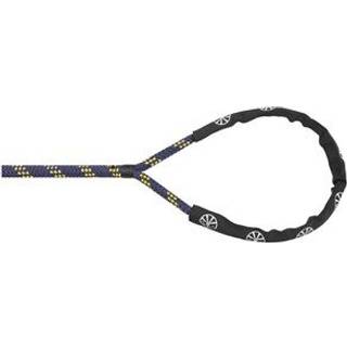 Fortøjningsreb med splejset øje Liros Handy-Elastic, ekstra elastisk, krydsflettet 32-flettet polyamid, blå/gul, 15 meter x Ø12 mm