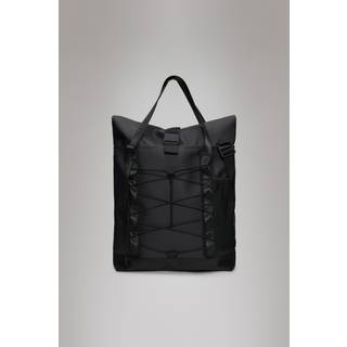 RAINS Trail Rolltop Tote Bag Black