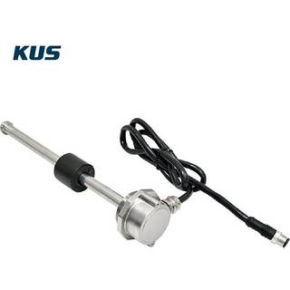 Tankgiver til brændstof &amp; vand KUS, NMEA 2000, rustfrit stål, 1 1/4" gevind, 275 mm