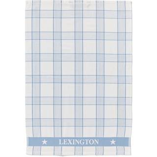 Lexington Checked Organic Viskestykke 50x70 Cm - Viskestykker Økologisk Bomuld Hvid - 12513009-1600-KT10