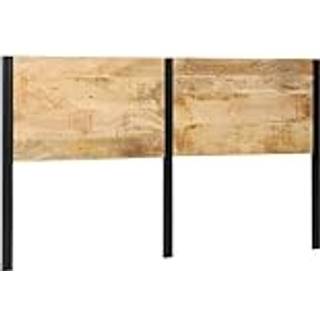 Sengegavl Og Jern - Massivt mangotræ / 180 cm