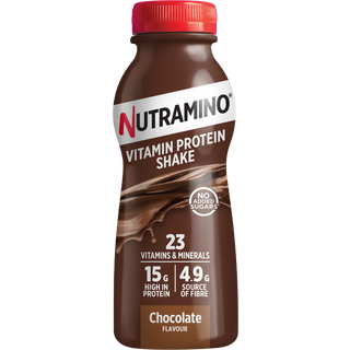 Proteinshake m, chokoladesmag og vitaminer (På lager i varehus)