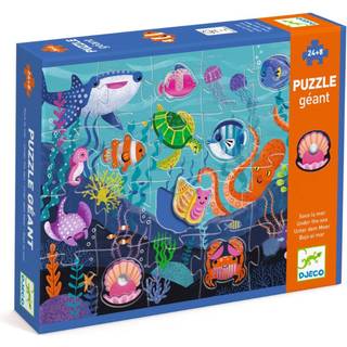 Djeco Følepuslespil havet - 24+8 brikker