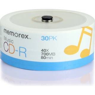 Memorex 32020016609 CD-R 80 40X Eco Spindle Discs 30 Pack