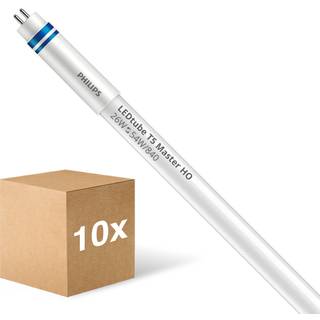 Fordelspakke 10x Philips LED Lysrør T5 MASTER (HF) High Output 26W 3900lm - 840 Kold Hvid | 115cm - Erstatter 54W