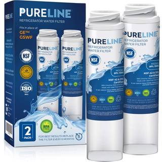 Pureline GSWF -udskiftning til GE GSWF Kenmore 46-9914 469914 9914 Køleskabsvandfilter - Reducerer dårlig smag og lugt