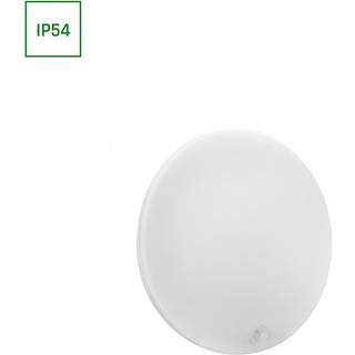 Nymphea Proxi PIR 18W - 120°, IP54, Ø300x60mm, Rund, Hvid, 230V - Dæmpbar : Ikke dæmpbar, Kulør : Neutral