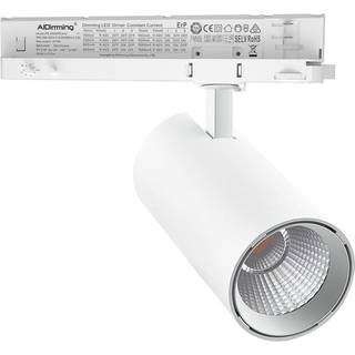 LEDlife PRO-CCT dæmpbar skinnespot 30W - Justerbar CCT + lysstyrke, 120lm/w, RA92, 3900lm, Flicker free, 3-faset - Dæmpbar : Dæmper indbygget, Kulør : CCT (Varm til Kold Hvid), Spredning : 38°