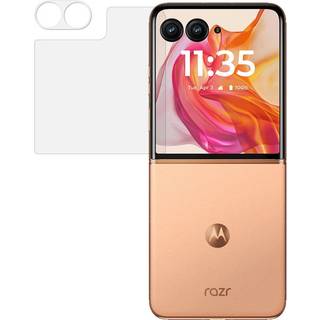 Hærdet Skærmbeskyttelsesglas & Hærdet Kameralinsebeskyttelsesglas - Motorola Razr 50 5G - Gennemsigtig
