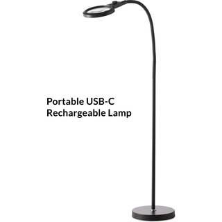 Magni Charge Superflex Portable Gulvlampe Sort