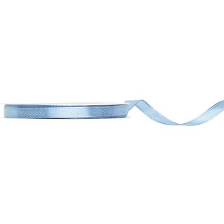 25 meter Satinbånd, Misty blue, 6 mm bred, elegant dekoration til gaveindpakning og kreative projekter
