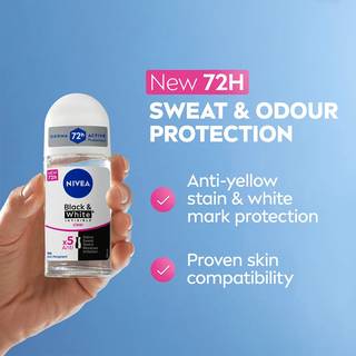 Nivea Black & White Invisible Original Deo Roll On - 50 ml.