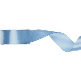 25 meter Satinbånd, Misty blue, bredde 38 mm, elegant og blødt til dekoration og gaveindpakning