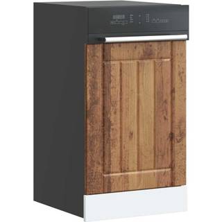 opvaskemaskinepanel Lucca konstrueret træ antikt træ