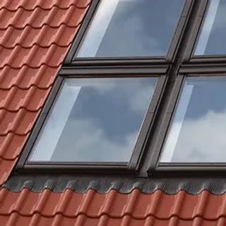 VELUX  kombiinddækning til ovenlysvindue, horisontal duo kombi - EKW 0021E - UK08 - 134 x 140 cm