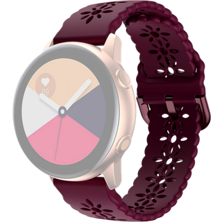 Samsung Galaxy Watch 4 / Classic Silikone Rem - Rød