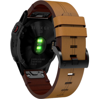 Garmin Descent Mk2/Mk2i Læderrem i brun Corium