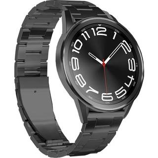 PURO Rustfri Stål Rem - Samsung Galaxy Watch (4/4 Classic/5/5 Pro/6/6 Classic/7) - Sort