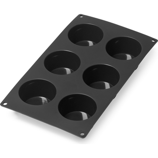 Lékué Lékué muffinsform silikone 6 stk Sort