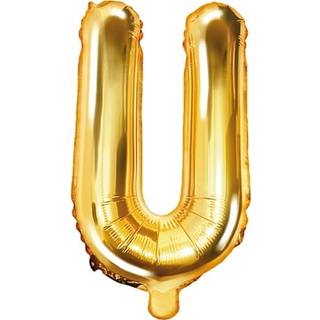 Folieballon "U" 33 cm - flere varianter - assorteret (På lager i butik)
