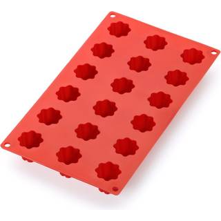 Lékué Lékué cannelé bordelais silikoneform mini Rød