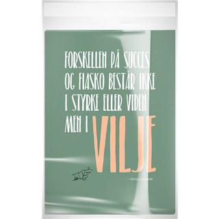 Cellofanpose med limluk A3 klar 100stk