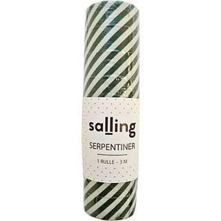 Salling serpentiner L: 3 meter - Grønne striber