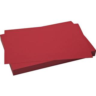 Julerød Karton 50x70 cm, 270 g - 10 ark