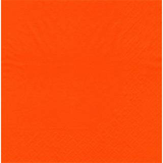 Serviet 2-lag 33x33 Orange 2400 stk GastroLine 1/4 fold