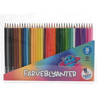 Danpen junior farveblyanter hexo 36-pak (På lager i butik)
