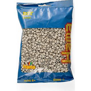 Hama perler - 3000stk skyet grå Midi (201-109)
