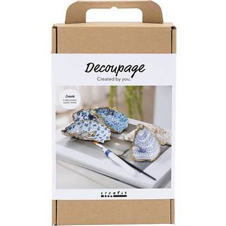 Creativ Company decoupage-sæt - østersskaller