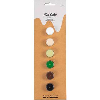 Plus Color Hobbymaling - Natur, 6x5ml
