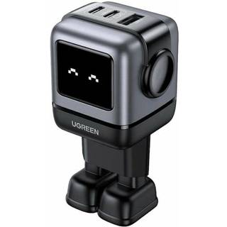 UGREEN Nexode Robot Oplader 3 ports - 65W - Sort
