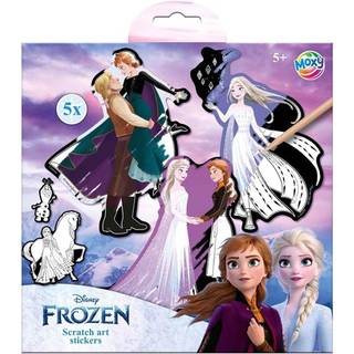 Creative Craft Group - Scratch Art Stickers - Frozen 6 pcs.