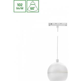 System Shift Basic - Globe P Ring Kuglelampe, Nedhængt, 90mm, 10W, 2700K, Hvid - Dæmpbar : Ikke dæmpbar, Kulør : Varm