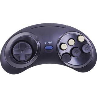 Trade Invaders MegaDrive/Genesis/MasterSystem 6-button controller - Wired Controller - Sega Mega Drive