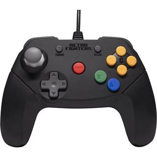 Retro Fighters Brawler64 Color Edition v2 - Black - Wired Controller - Nintendo 64